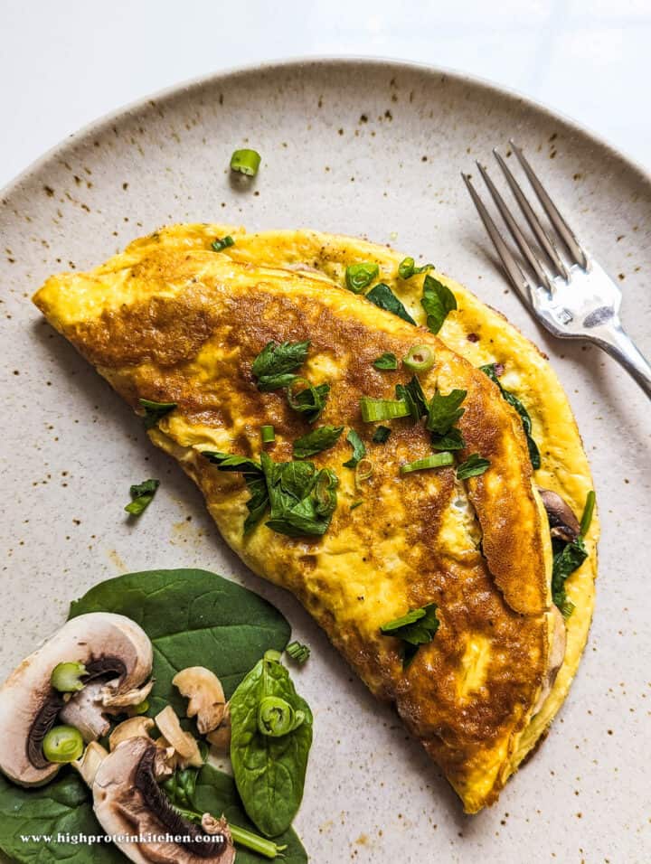Quick and Easy High Protein Omelette High Protein Kitchen
